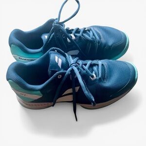 Babolat Women's Athletic Shoes - Navy and Mint